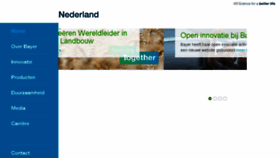 What Bayer.nl website looked like in 2018 (5 years ago)