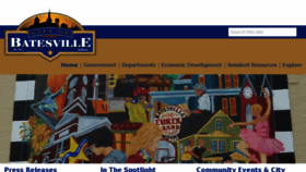 What Batesvilleindiana.us website looked like in 2018 (5 years ago)