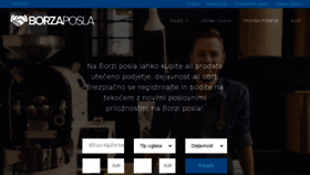 What Borzaposla.si website looked like in 2018 (5 years ago)