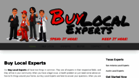 What Buylocalexperts.com website looked like in 2018 (5 years ago)