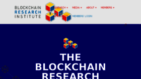 What Blockchainresearchinstitute.org website looked like in 2018 (5 years ago)