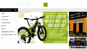What Bikehit.de website looked like in 2018 (5 years ago)