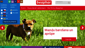 What Beaphar.lv website looked like in 2018 (5 years ago)