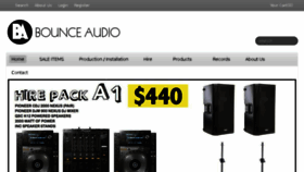 What Bounceaudio.com.au website looked like in 2018 (5 years ago)