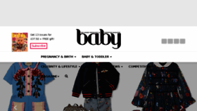 What Baby-magazine.co.uk website looked like in 2018 (5 years ago)
