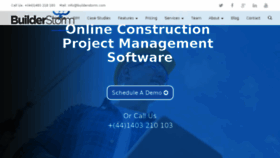 What Builderstorm.com website looked like in 2018 (5 years ago)