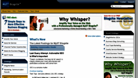 What Blogsite.com website looked like in 2011 (13 years ago)