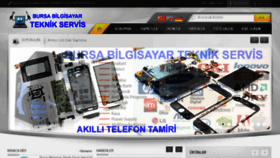 What Bursabilgisayarteknikservis.com website looked like in 2018 (5 years ago)