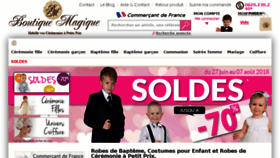 What Boutique-magique.fr website looked like in 2018 (5 years ago)