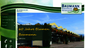 What Blumen-baumann.de website looked like in 2018 (5 years ago)