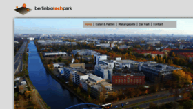 What Berlinbiotechpark.de website looked like in 2018 (5 years ago)
