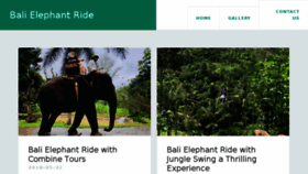 What Balielephantride.net website looked like in 2018 (5 years ago)