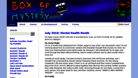 What Boxofmystery.com website looked like in 2018 (5 years ago)