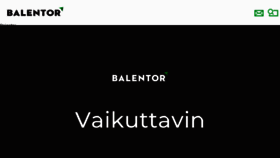 What Balentor.fi website looked like in 2018 (5 years ago)