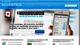 What Buildmybod.com website looked like in 2018 (5 years ago)