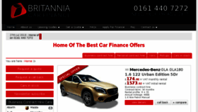 What Britanniacarfinance.co.uk website looked like in 2018 (5 years ago)