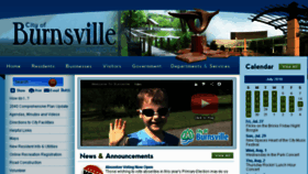 What Burnsville.org website looked like in 2018 (5 years ago)