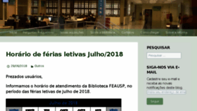 What Bibliotecafea.com website looked like in 2018 (5 years ago)
