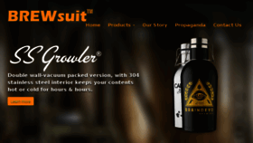 What Brewsuit.com website looked like in 2018 (5 years ago)