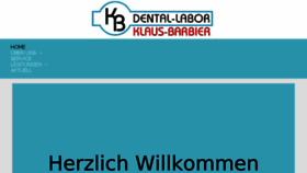 What Barbier-dental.de website looked like in 2018 (5 years ago)