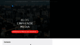 What Blogemprende.es website looked like in 2018 (5 years ago)