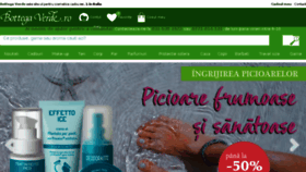 What Bottegaverde.ro website looked like in 2018 (6 years ago)
