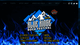 What Blueridgerockfest.com website looked like in 2018 (5 years ago)