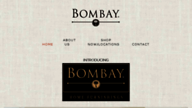 What Bombaycompany.com website looked like in 2018 (5 years ago)