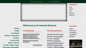 What Buesserach.ch website looked like in 2018 (5 years ago)