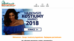 What Bikinarium.pl website looked like in 2018 (5 years ago)