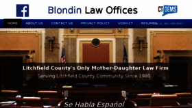 What Blondinlaw.com website looked like in 2018 (5 years ago)
