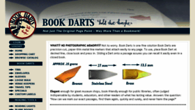 What Bookdarts.com website looked like in 2018 (5 years ago)