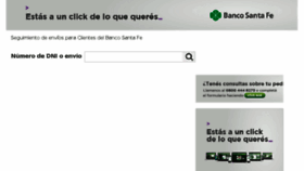 What Bancosantafe.andreani.com website looked like in 2018 (5 years ago)