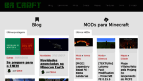 What Brcraft.net website looked like in 2018 (5 years ago)