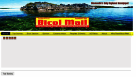 What Bicolmail.net website looked like in 2018 (5 years ago)