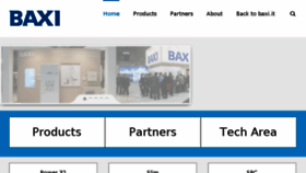 What Baxi.ro website looked like in 2018 (5 years ago)