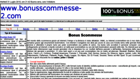 What Bonus-scommesse-online.com website looked like in 2018 (5 years ago)