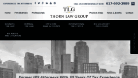 What Boston-tax-lawyer.com website looked like in 2018 (5 years ago)