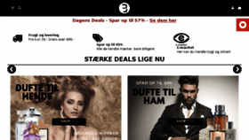 What Billigparfume.dk website looked like in 2018 (5 years ago)