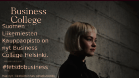 What Businesscollege.fi website looked like in 2018 (5 years ago)