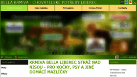 What Bella-krmiva.cz website looked like in 2018 (5 years ago)