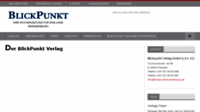 What Blickpunktverlag.de website looked like in 2018 (5 years ago)