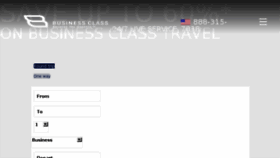 What Business-class.com website looked like in 2018 (5 years ago)