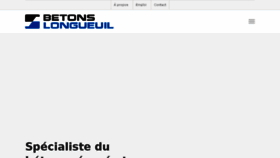 What Betonslongueuil.com website looked like in 2018 (5 years ago)