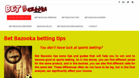 What Betbazooka.com website looked like in 2018 (5 years ago)