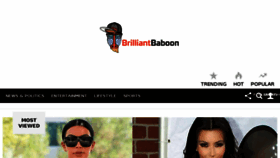What Brilliantbaboon.com website looked like in 2018 (5 years ago)
