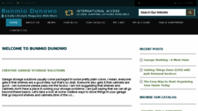 What Bunmiodunowo.com website looked like in 2018 (5 years ago)