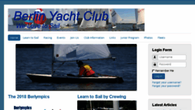 What Berlinyachtclub.com website looked like in 2018 (5 years ago)