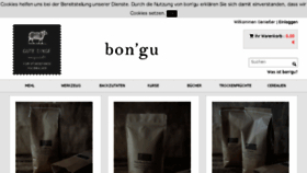 What Bongu.de website looked like in 2018 (5 years ago)