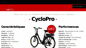 What Blackcyclo.fr website looked like in 2018 (5 years ago)